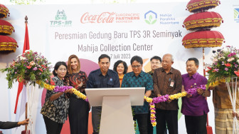 Resmikan Pengembangan Infrastruktur TPS 3R Seminyak, Coca-Cola  Indonesia Perkuat Komitmen Pengelolaan Sampah Terpadu